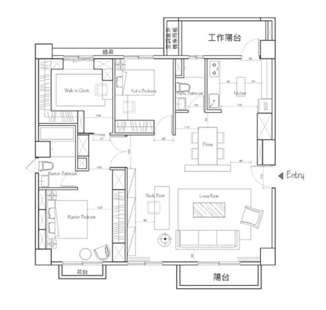 客廳平面圖尺寸|平面配置圖1：空間尺寸看這裡 ｜ Courcasa 小